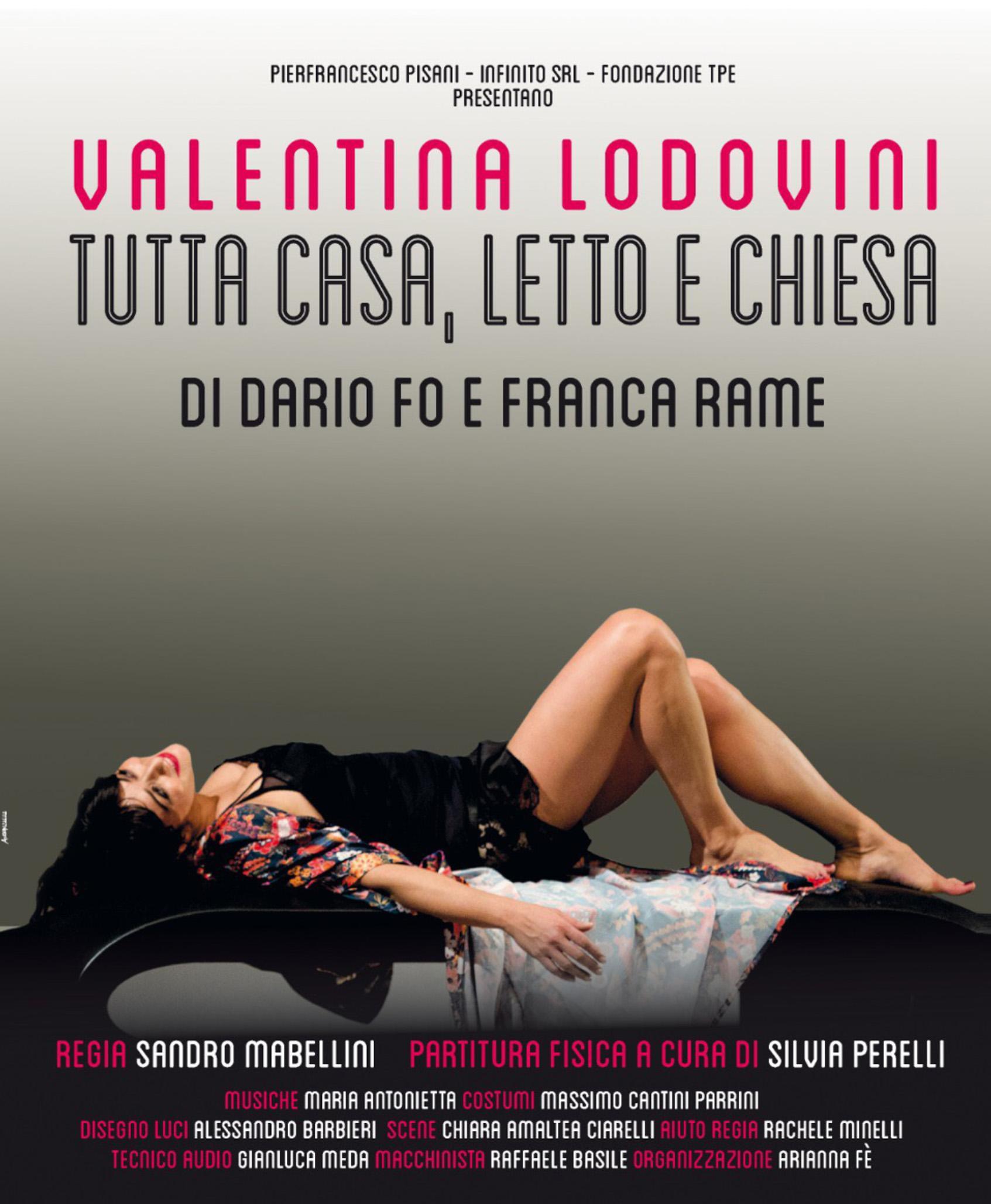 Cultura Italia – sans frontières vi invita allo spettacolo teatrale: "TUTTA CASA, LETTO E CHIESA" di Dario Fo e Franca Rame Giovedì 13 maggio ore 20.30 in scena all’Uptown Geneva, rue de la Servette 2 (a due passi dalla stazione di Ginevra)