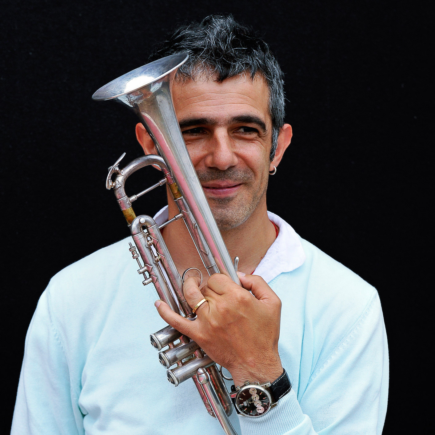 Paolo Fresu, trombettista, fondatore e direttore di Time in Jazz
