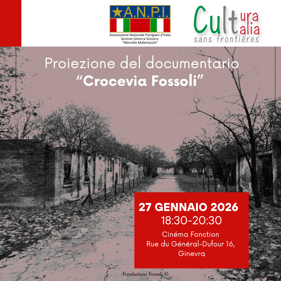 27 gen 2026 18:30 | GIORNATA DELLA MEMORIA: PROIEZIONE “CROCEVIA FOSSOLI” (2014)